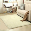 Shaggy Carpet for Living Room Home Warm Plush Floor Rugs fluffy Mats Kids Room Faux Fur Area Rug, Size:160x200cm(Creamy White)