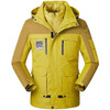 Men/Women Warm Breathable Windproof Waterproof Hiking Ski Suit Outdoor Jacket, Size:XXL(Turmeric)