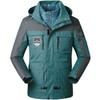 Men/Women Warm Breathable Windproof Waterproof Hiking Ski Suit Outdoor Jacket, Size:XXXXXL(Lake Blue)