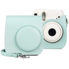 Retro Full Body PU Leather Case Camera  Bag with Strap for FUJIFILM instax mini 7+ (Baby Blue)