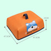 2 PCS LY190 Household Insulation Cover Folding Dust-Proof Vegetable Cover, Size: Orange Large