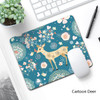 6 PCS Non-Slip Mouse Pad Thick Rubber Mouse Pad, Size: 21 X 26cm(Cartoon Deer)