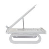 A23 Foldable Notebook Stand With 10-Speed Adjustment Computer Cooling Lifting Stand, Colour: Regular (White )