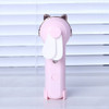 Handheld Hydrating Device Chargeable Fan Mini USB Charging Spray Humidification Small Fan(M10 Pink Kitten)