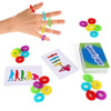 Finger Ring Game Rubber Finger Ring Board Game Toy Parent-Child Interactive Toy
