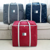 weekeight 2 PCS Clothing Quilt Storage Bag Household Moving  Luggage Organizer Bag, Colour: Wine Red Small