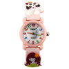 JNEW A335-86195 Children Cute Cartoon Waterproof Time Cognitive Quartz Watch(Girl And Cat (Pink))