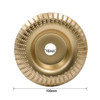 Woodworking Sanding Plastic Stab Discs Hard Round Grinding Wheels For Angle Grinders, Specification: 100mm Golden Curved