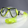 Yoogan Children Full Dry Mask Breathing Tube Swimming Glass Diving Equipment Suit (Yellow)