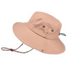 Outdoor Sun Hat Hiking Big Brim Breathable Sunscreen Fisherman Hat(Khaki)