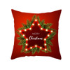 3 PCS Christmas Peach Skin Cartoon Sofa Pillowcase Without Pillow Core, Size: 45x45cm(TPR334-11)