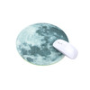 5 PCS Round Soft Rubber Planet Mouse Pad Computer Pad, Size: 250 x 250 x 3mm(Moon)
