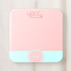 2 PCS TUY 6026 Human Body Electronic Scale Home Weight Health Scale, Size: 26x26cm(Charging Type Pink)