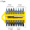 17 PCS / Set Multi-Function Electric Drill Screwdriver Bit(C )