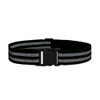 3 PCS Outdoor Adjustable Night Running And Cycling Reflective Waistband, Specification: 5cm Width(Black)