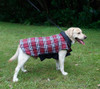 Winter Waterproof Reversible Dog Jacket Warm Plaid Dog Coats Clothes, Size:XL(Red)