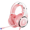 Heir Audio Head-Mounted Gaming Wired Headset With Microphone, Colour: X8 Upgraded Edition (Pink)