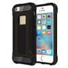 Tough Armor TPU + PC Combination Case for iPhone SE & 5 & 5s(Black)