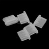 20 PCS Silicone Anti-Dust Plugs for USB-C / Type-C Port(Transparent)