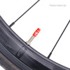 30 PCS EVERD ZH419 Mountain Road Bike Aluminum Alloy Air Mouth Cap Car Tire Dust Door Cover, Colour: Presta (Black)