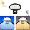 LED Solar Motion Sensing Outdoor Street Lamp Head Garden Community Lighting Wall Lamp, Style: Remote Control+Sensor(Warm White Light)