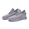 Men Spring Breathable Sports Casual Running Shoes Mesh Shoes, Size: 42(Gray)