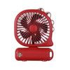Portable Mini USB Charging Fan Air Cooler(Desktop Dinosaur - Red)