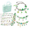 TZ-05 63 In 1 Colorful Crystal Cartoon DIY Jewelry Children Bracelet(Green Suit)