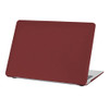 Laptop Matte Plastic Protective Case For MacBook Air 13.3 inch A1932 / A2179 / A2337(Wine Red)