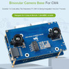 Waveshare Binocular Camera Base Board with Interface Expander for Raspberry Pi Compute Module 4