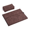 13 inch Leather Tablet Protective Case For Microsoft Surface Pro X, Color: Brown + Power Bag