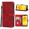 Leather Phone Case For Wiko View 2(Red)