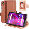 For Lenovo Tab M7 TB-7305F / M7 3rd Gen WY-2099A Retro Texture PU Leather Tablet Case with 2 Card Slots & Hand Strap(Brown)