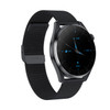 T3 IP68 1.36 inch Steel Watchband Color Screen Smart Watch(Black)
