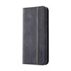 For Samsung Galaxy S20 Ultra Splicing Skin Feel Magnetic Leather Phone Case(Black)
