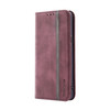 For Samsung Galaxy S9 Splicing Skin Feel Magnetic Leather Phone Case(Wine Red)