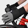 Boodun Long Finger Cycling Gloves Outdoor Sports Hiking Bike Gloves, Size: M(Dark Grey)