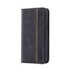 Splicing Skin Feel Magnetic Leather Phone Case For iPhone 11(Black)