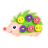 3 PCS Children Puzzle Button Threaded Desk Game Toy(Hedgehog )