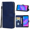 Leather Phone Case For BLU J6(Blue)