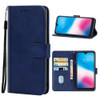 Leather Phone Case For Alcatel 3L 2020(Blue)