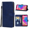 Leather Phone Case For BLU C7(Blue)