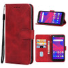 Leather Phone Case For BLU C5 Plus(Red)