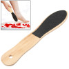 Double Sided Emery Wooden Board Foot Massager Random Color Delivery