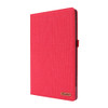 For Nokia T20 TPU + Fabric PU Leather Tablet Case(Red)