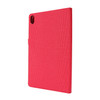 For Nokia T20 TPU + Fabric PU Leather Tablet Case(Red)