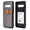 For Samsung Galaxy S10+ Soft Skin Leather Wallet Bag Phone Case(Grey)