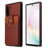 For Samsung Galaxy Note10 Soft Skin Leather Wallet Bag Phone Case(Brown)