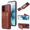 For Samsung Galaxy S20 Ultra Soft Skin Leather Wallet Bag Phone Case(Brown)