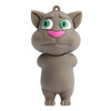 Talking Tom Cat Shape Cartoon Silicone USB Flash Disk (16GB)